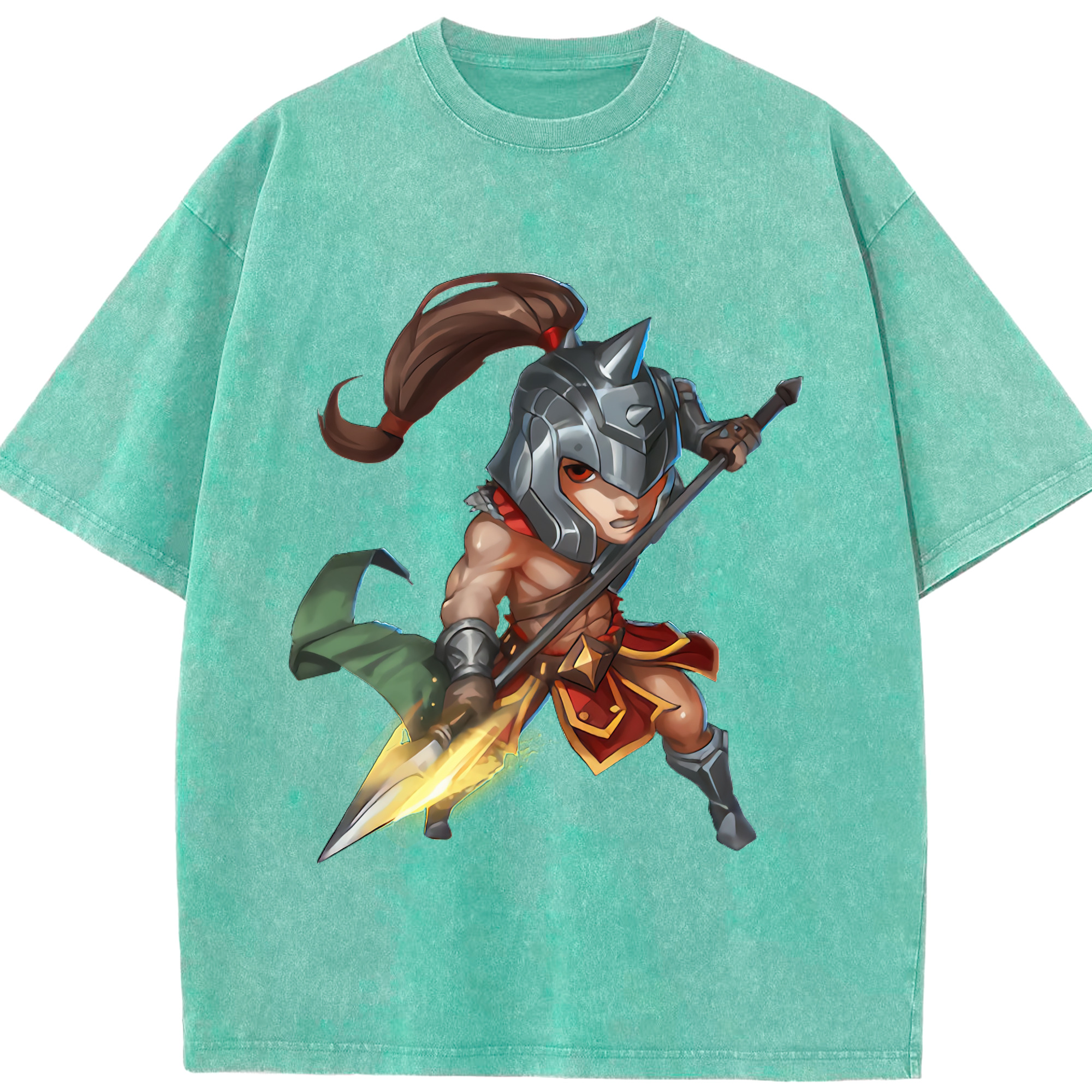 リーグ・オブ・レジェンド League of Legends LOL 綿100% ヴィンテージ風 半袖Tシャツ（フロントプリント）